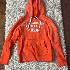 Abercrombie and fitch orange hoodie